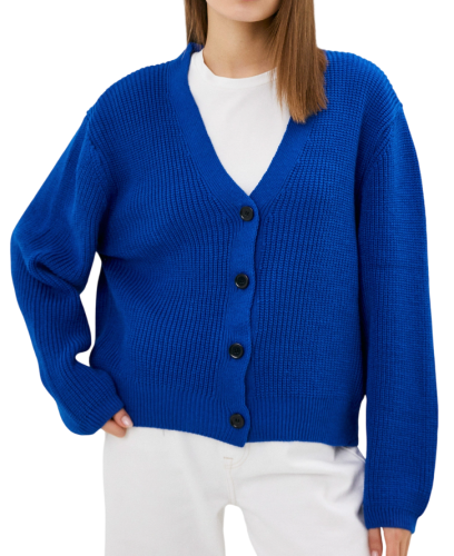 Фото Кардиган свободного кроя женский