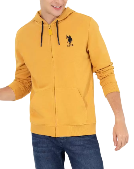 Толстовка с логотипом мужская / Желтый / 56