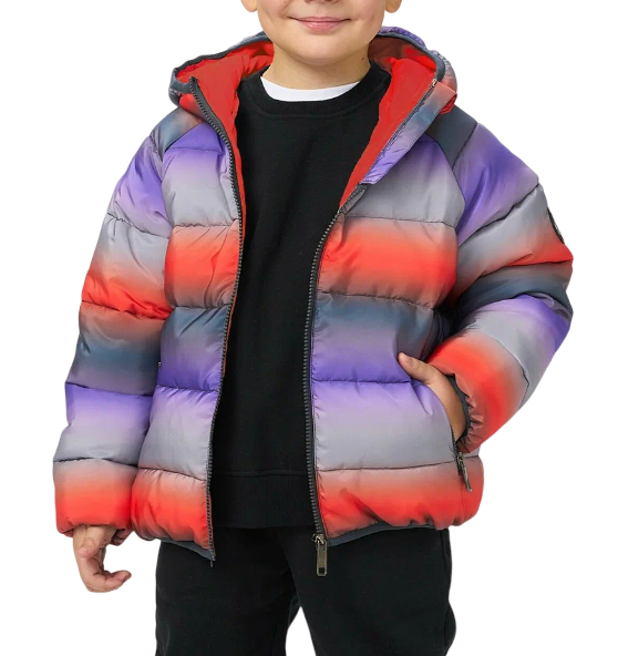 Куртка утепленная для мальчика / Оранжевый / 104