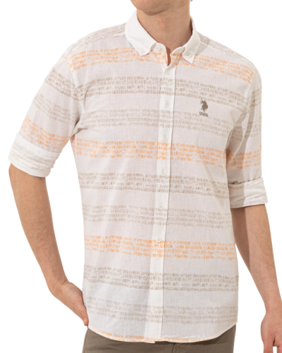 Фото Рубашка с принтом мужская