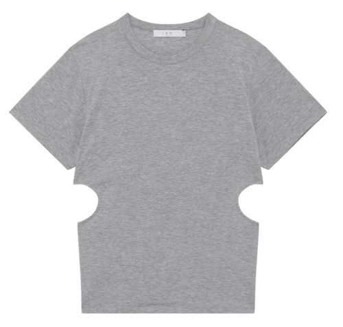 Фото Футболка с вырезами женская