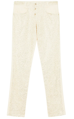 Фото Джинсы со стразами женские