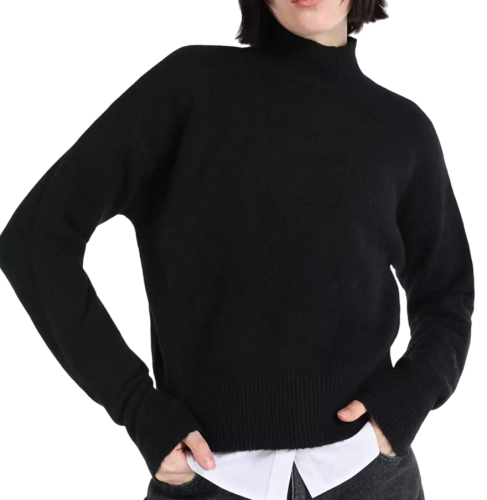 Фото Свитер однотонный женский