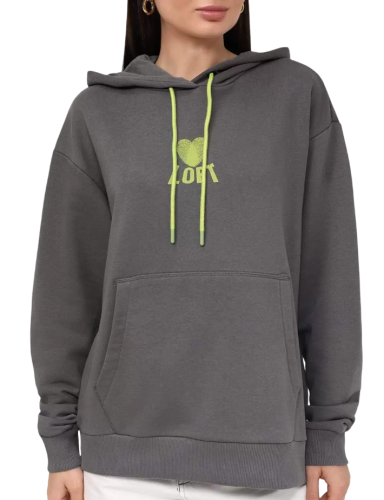 Фото Худи с принтом женское