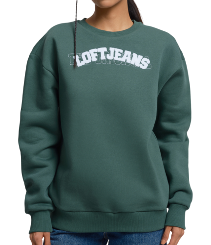 Фото Свитшот с логотипом женский