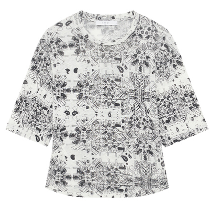 Фото Футболка с принтом женская