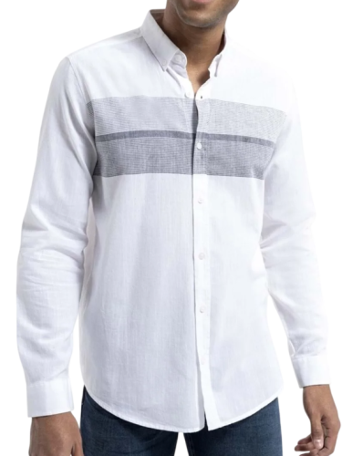 Фото Рубашка прямого кроя мужская