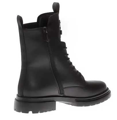 Ботинки кожаные женские / Черный / 38