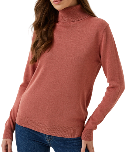 Фото Водолазка однотонная женская