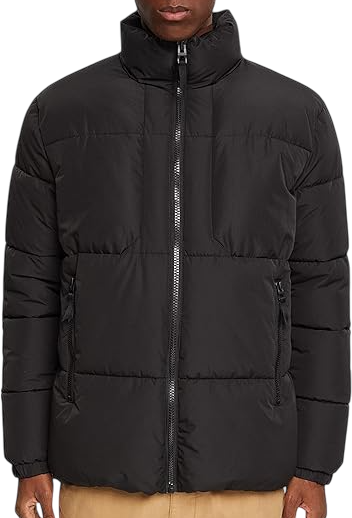 Куртка с воротником мужская / Черный / 52