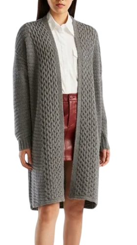 Фото Кардиган с шерстью женский