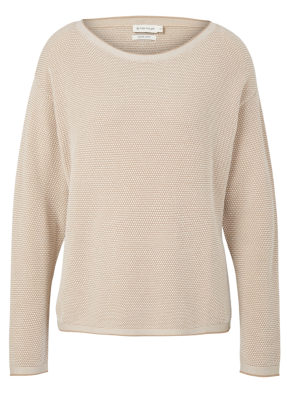 Джемпер однотонный женский / Коричневый / 44