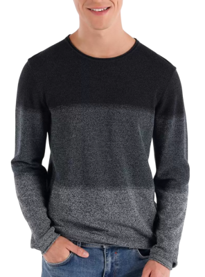 Джемпер в полоску мужской / Зеленый / 50