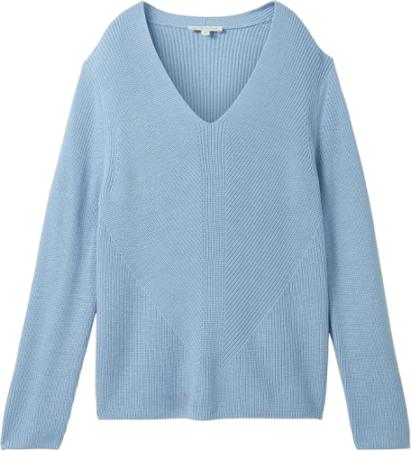 Фото Пуловер приталенного кроя женский