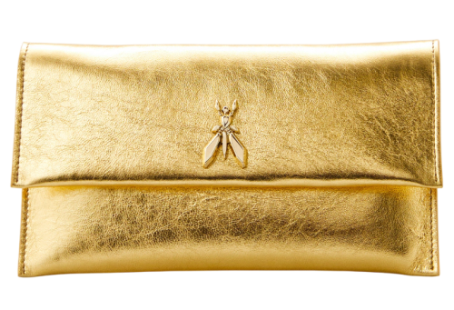 Фото Клатч из кожи с логотипом женский