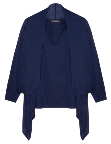 Фото Кардиган свободного кроя женский