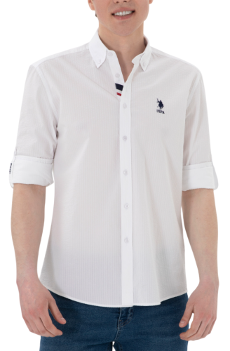 Фото Рубашка в полоску мужская