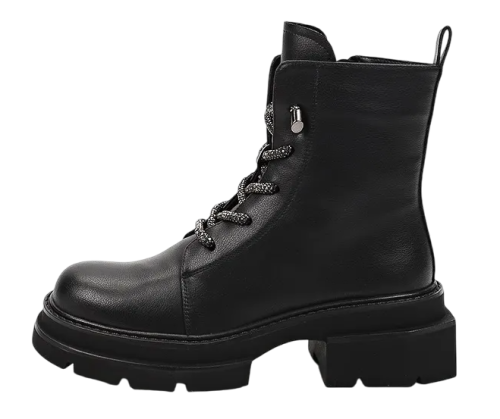 Фото Ботинки кожаные женские