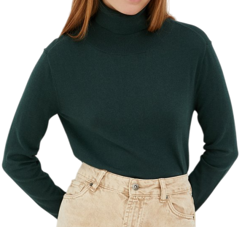 Фото Водолазка прямого кроя женская