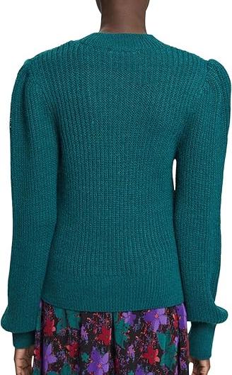 Джемпер однотонный женский / Зеленый / 46