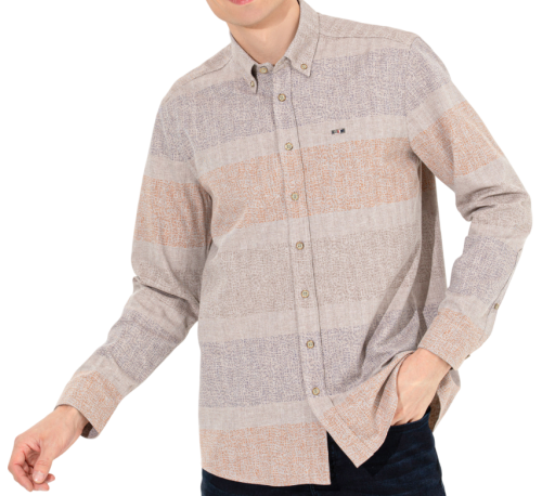 Фото Рубашка в полоску мужская