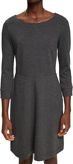 Платье с длинным рукавом женское / Серый / 50