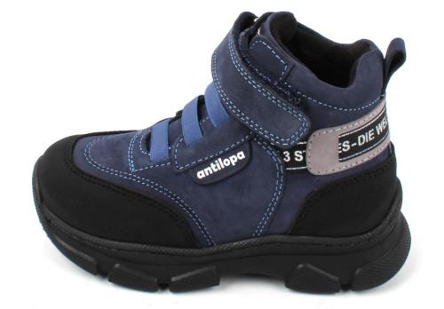 Фото Ботинки из нубука для мальчика