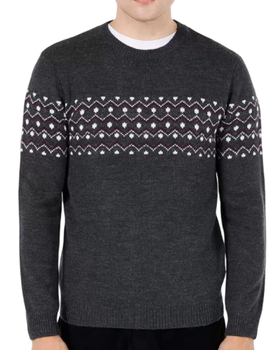 Фото Джемпер с принтом мужской