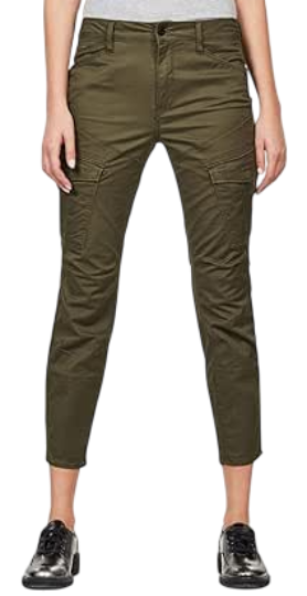 Брюки карго женские / Зеленый / 44