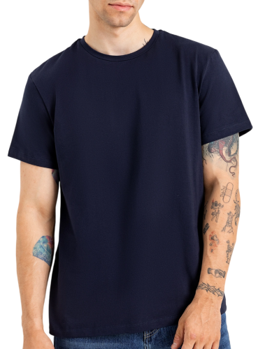 Фото Футболка однотонная мужская