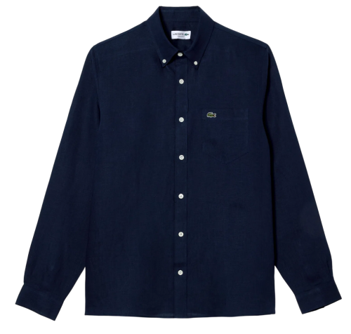 Фото Рубашка льняная мужская