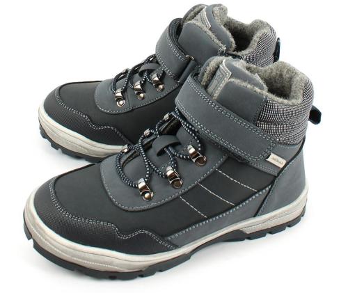 Фото Ботинки из эконубука для мальчика