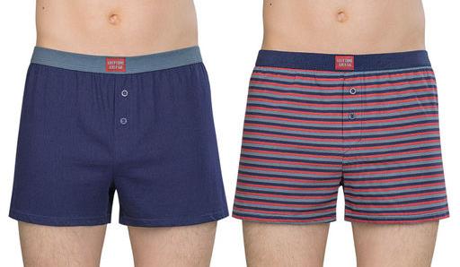 Трусы с принтом мужские / Бордовый / 50