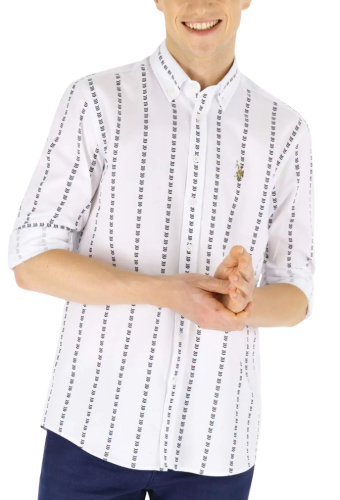 Фото Рубашка с длинным рукавом мужская