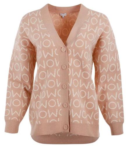 Фото Кардиган с принтом женский