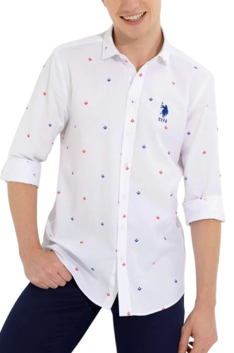 Фото Рубашка с длинным рукавом мужская