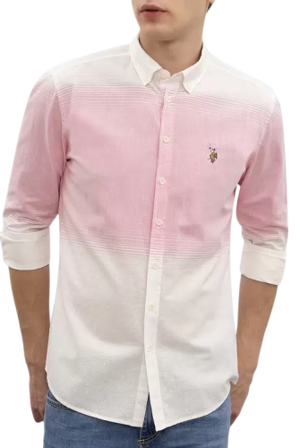 Фото Рубашка с длинным рукавом мужская