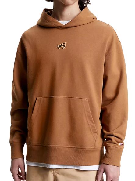 Худи с логотипом мужское / Коричневый / 46