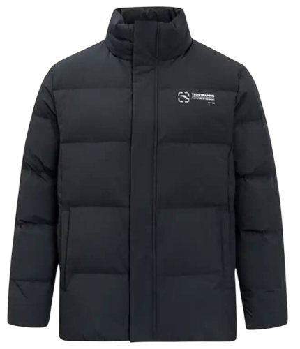 Фото Пуховик с логотипом мужской