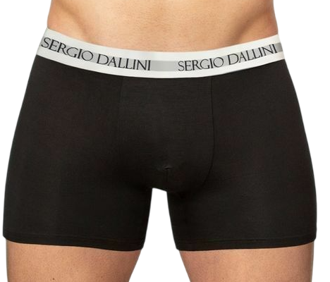 Трусы с принтом мужские / Черный / 48