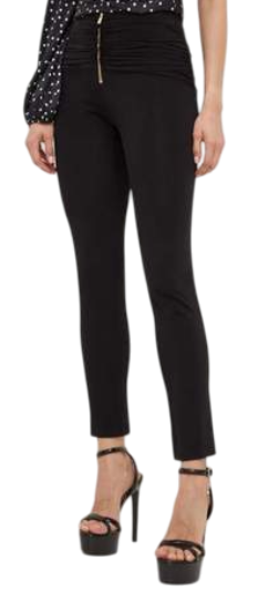 Брюки зауженные женские / Черный / 40