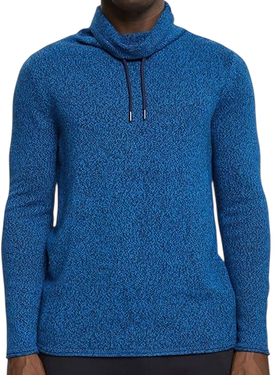 Толстовка приталенного кроя мужская / Синий / 50