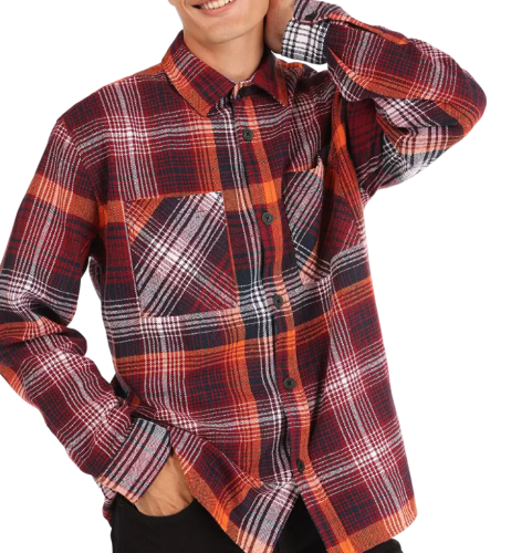 Фото Рубашка в клетку мужская