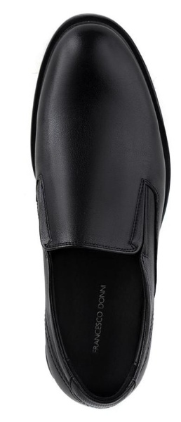 Полуботинки из кожи мужские / Черный / 39