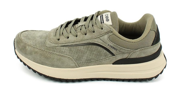 Кроссовки из замши унисекс / Хаки / 41