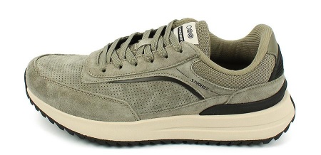 Кроссовки из замши унисекс / Хаки / 41