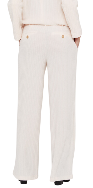 Брюки женские из фактурной ткани женские / Бежевый / 52