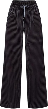 Брюки на резинке женские / Черный / 40