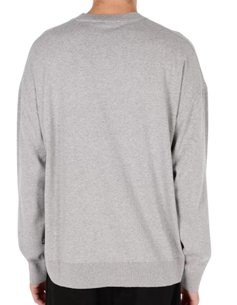 Джемпер прямого кроя мужской / Серый / 52