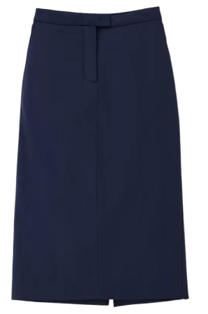 Юбка классическая женская / Тёмно-синий / 44